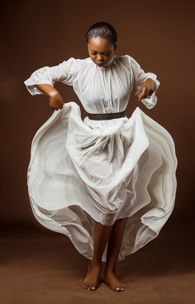 Linen Wrap Dress